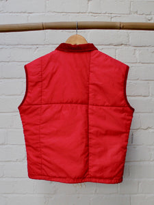 Red Wind Breaker Revisable Vest